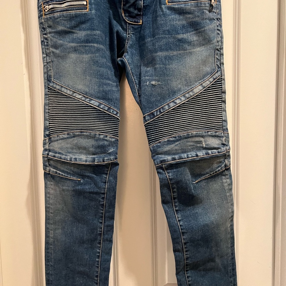 Balmain vintage biker jeans